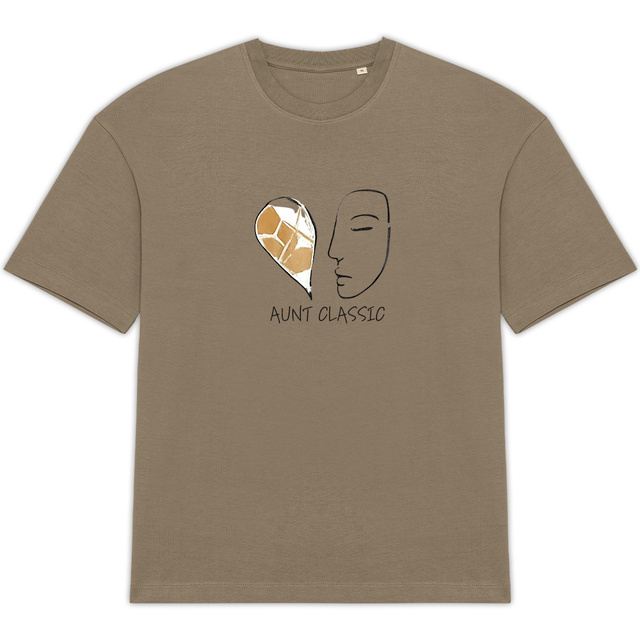 Image back T-shirt "AUNT IS FACING LOVE" 