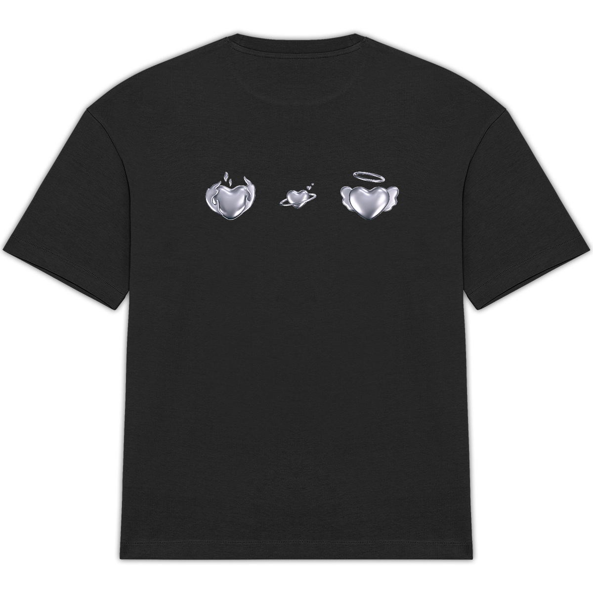 Image back T-shirt "AUNT CLASSIC ARGENT" 220 g/m2