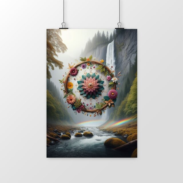 Image front Mandala fleuri