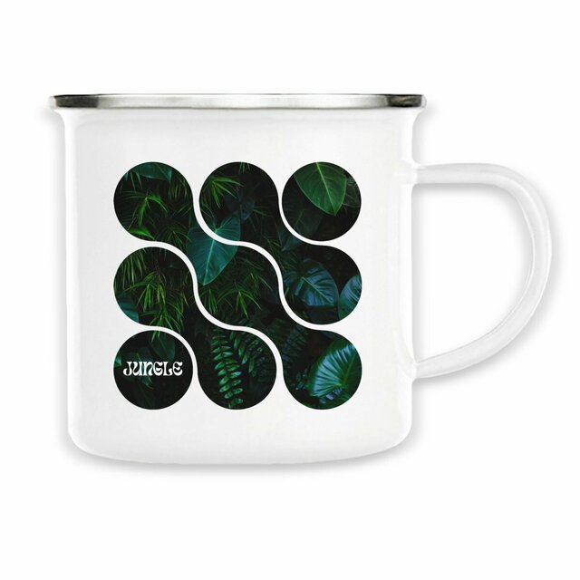 Image back Mug metal : Éveillez vos sens avec la jungle sauvage