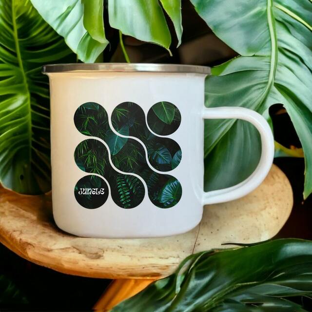 Image du produit Mug metal : Éveillez vos sens avec la jungle sauvage