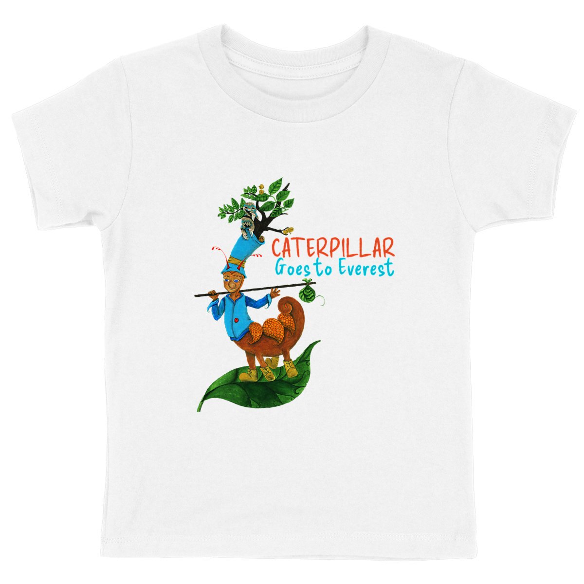 Image back           Child T-Shirt Caterpillar Goes To Everest