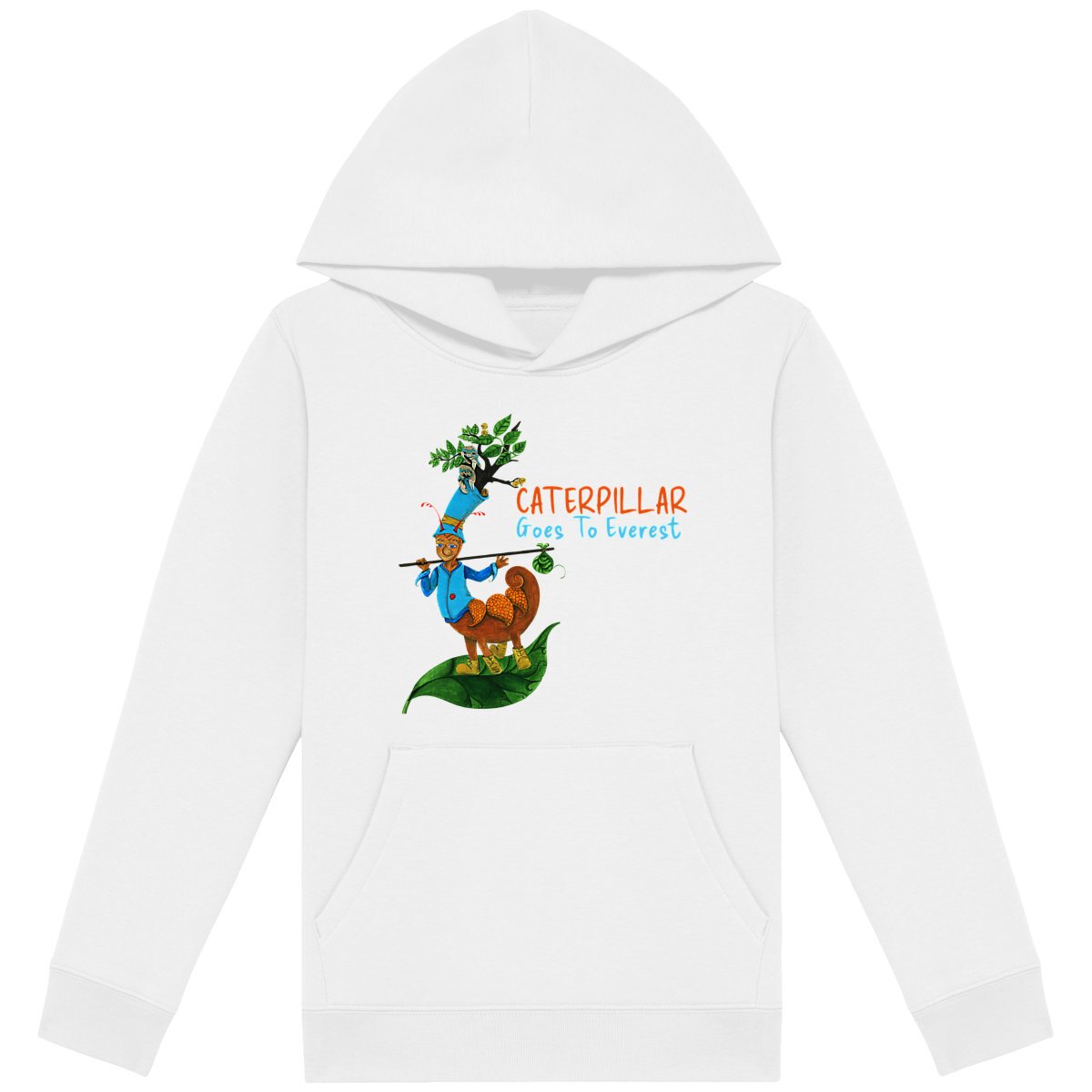 Image back Child Hoodie Caterpillar Goes To Everest