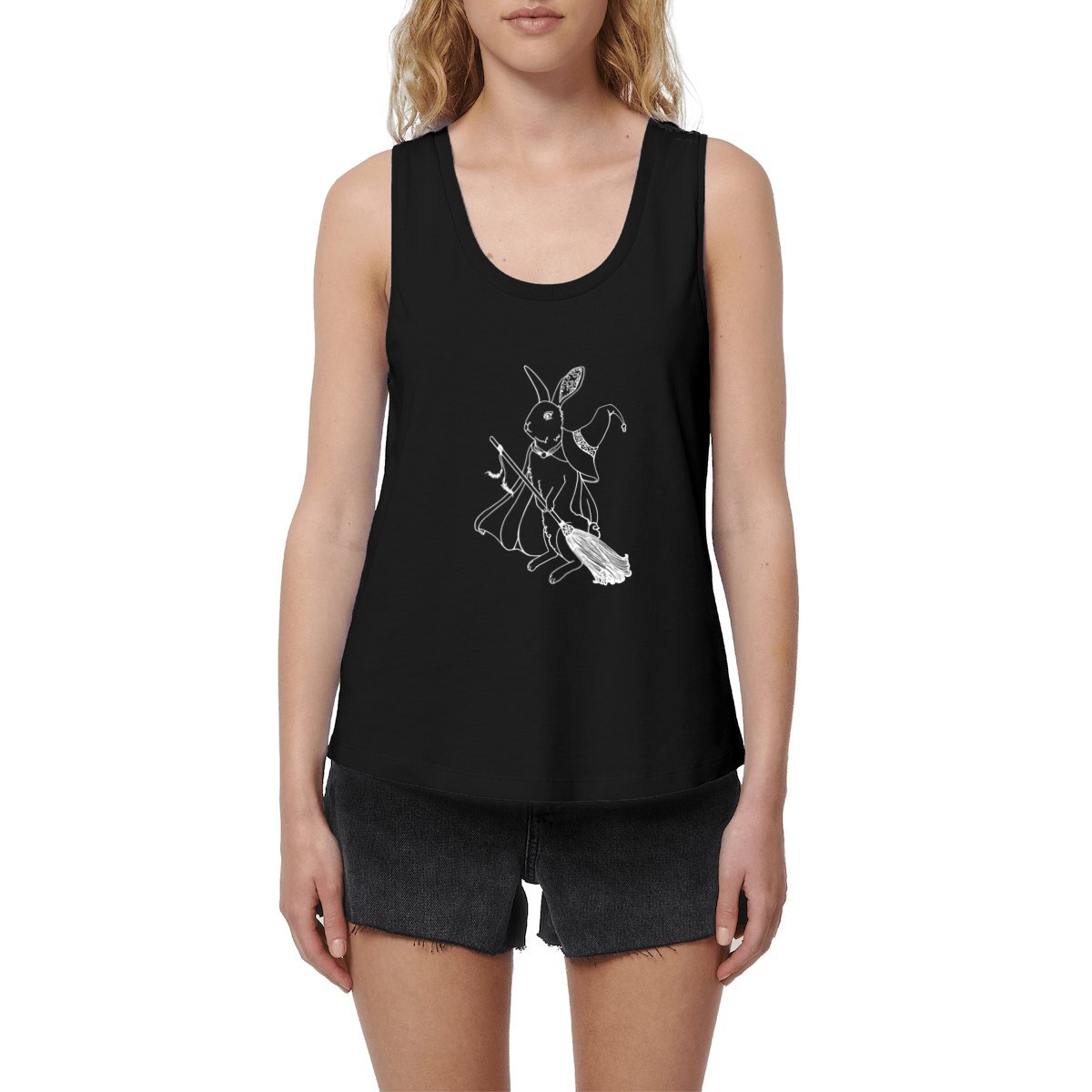 Image front Lose Fitting Women Tank Top The Magic Rabbit