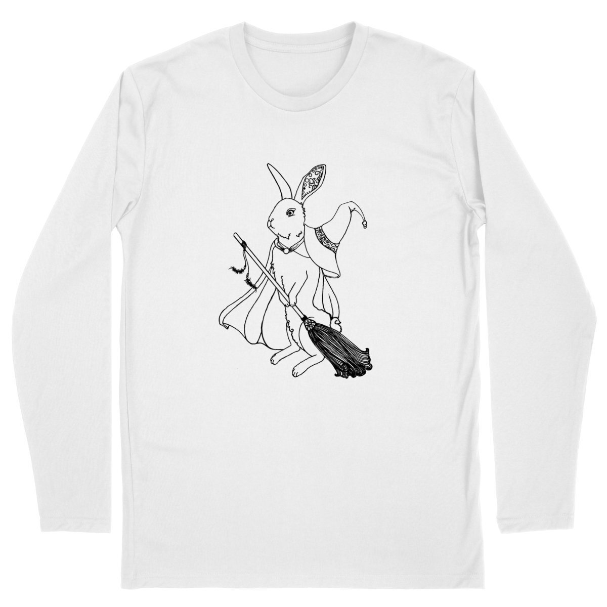 Image back Men Long Sleeve T-Shirt The Magic Rabbit
