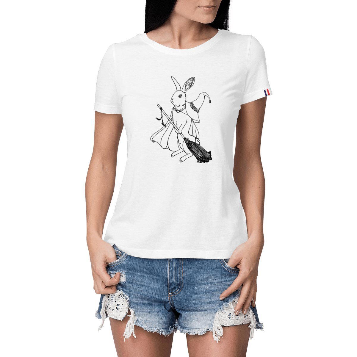 Image front            Women Trendy T-Shirt The Magic Rabbit