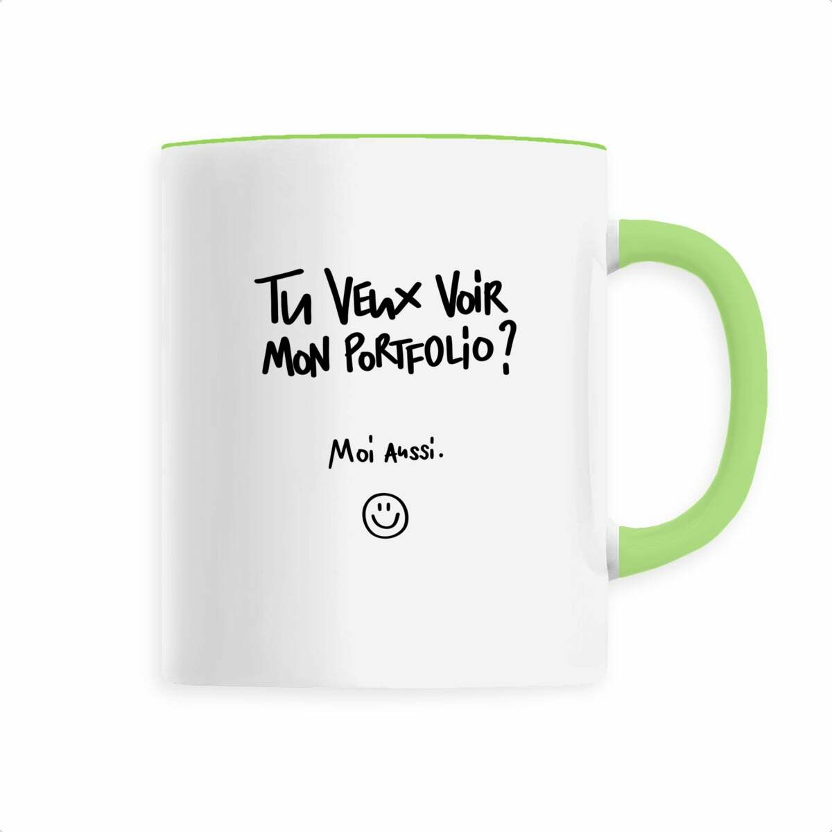 Image back Mug portfolio pour graphiste