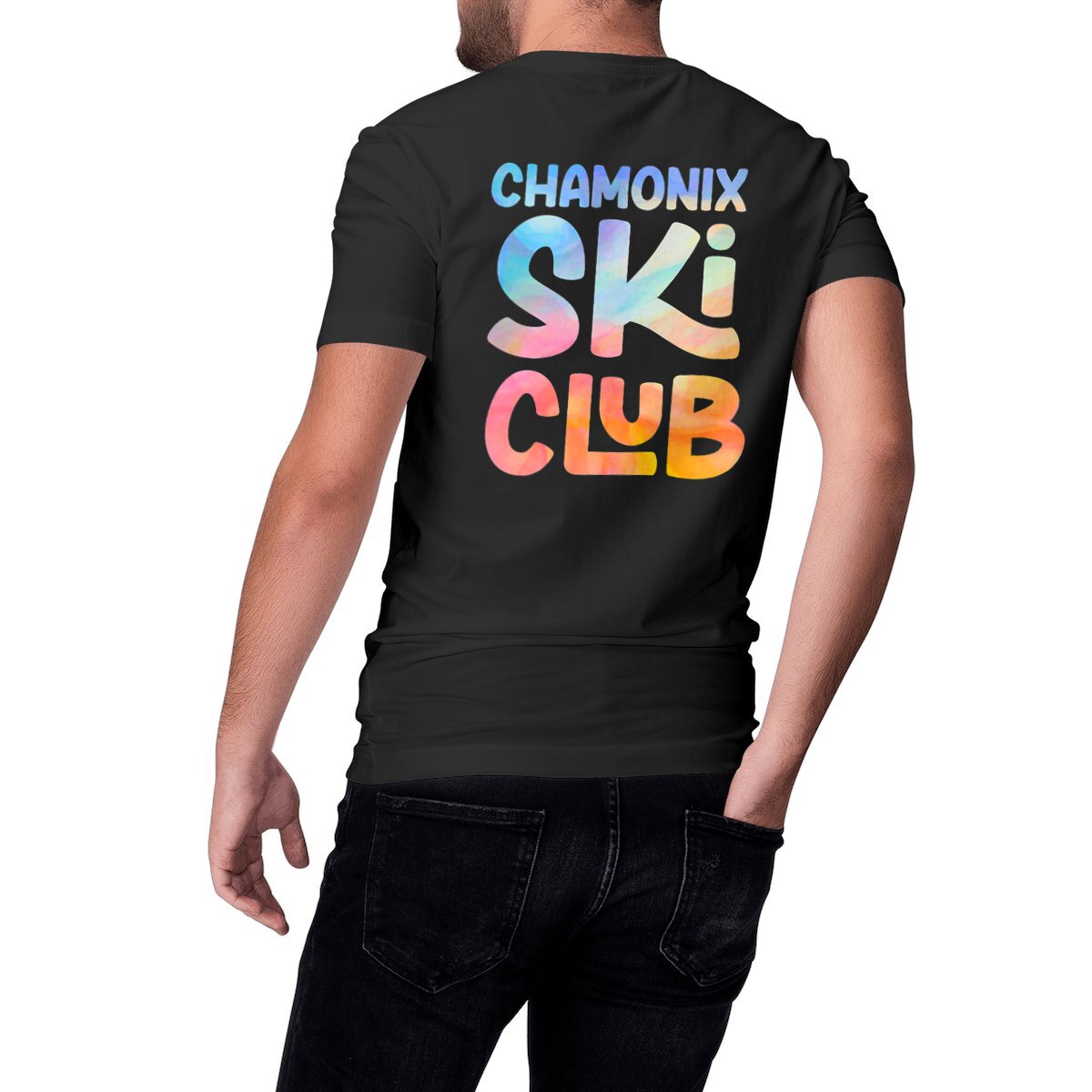Image front Ski Club Bleu / Orange T-shirt