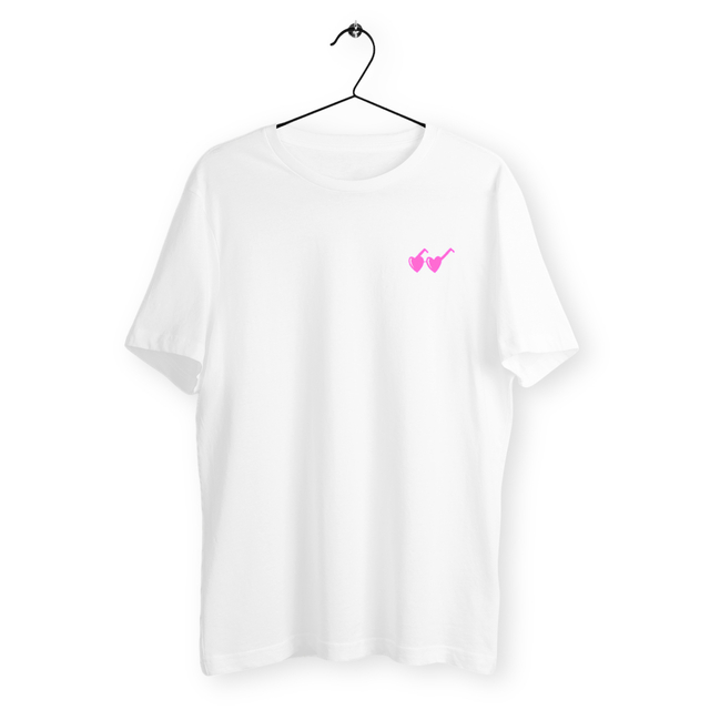 Image back Ski Club Rose / Bleu T-shirt