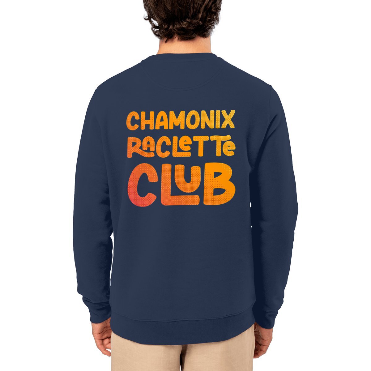 Image front Raclette Club Orange Sweatshirt 