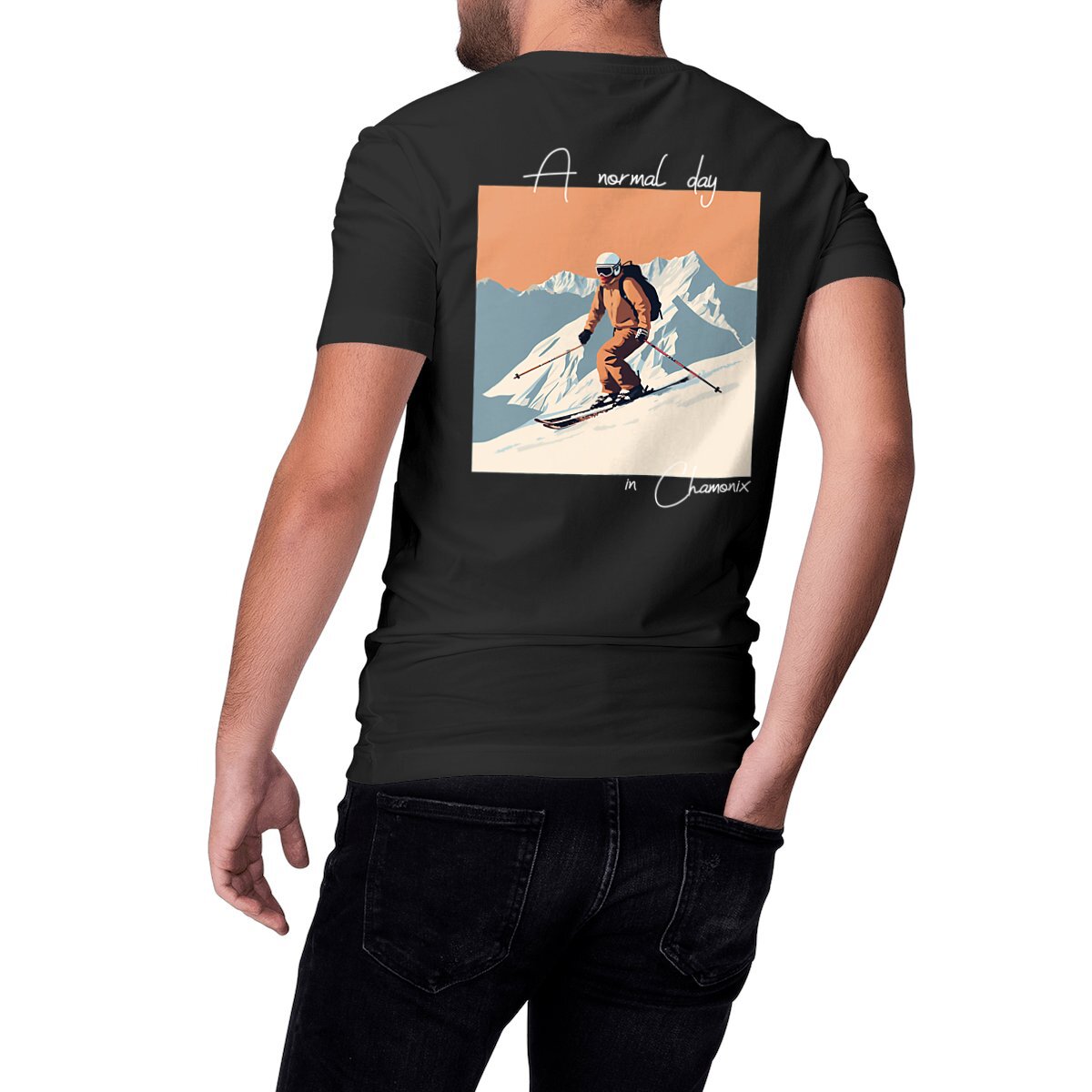 Image front AND Skieur 1 T-shirt  