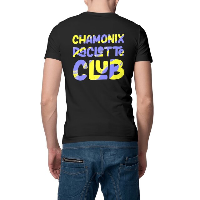 Image front Raclette Club Jaune / Violet T-shirt