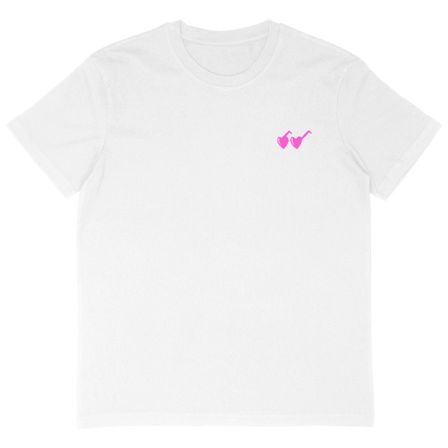 Image back Ski Club Rose / Bleu T-shirt Oversize  