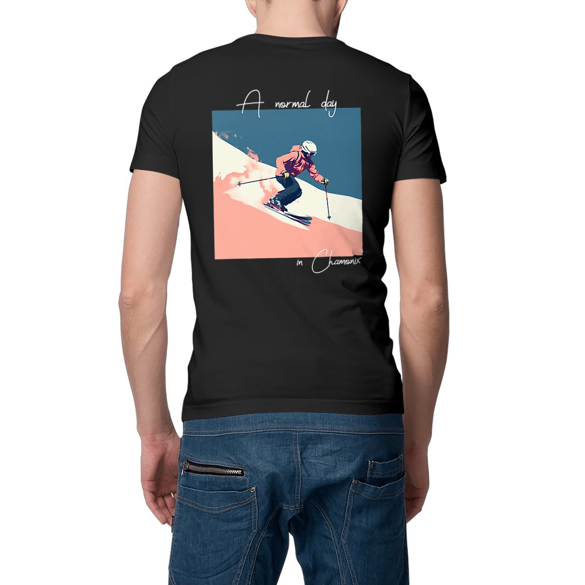 Image front AND Skieur 2  T-shirt  