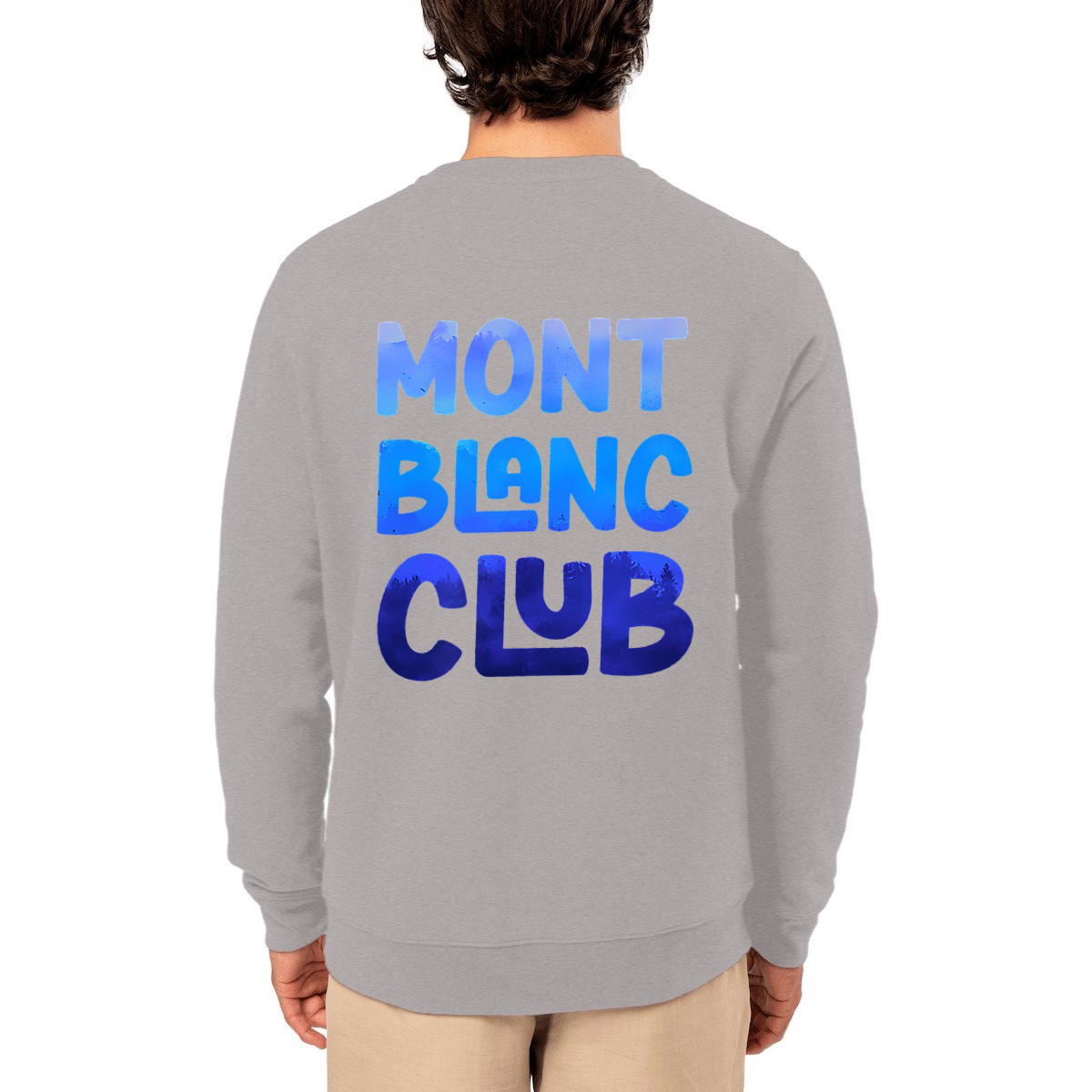 Image front Mont Blanc Club Bleu Sweatshirt 