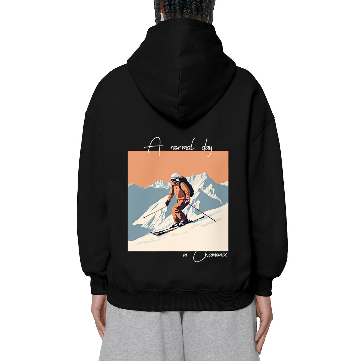 Image front AND Skieur 1  Capuche Ultra PREMIUM 