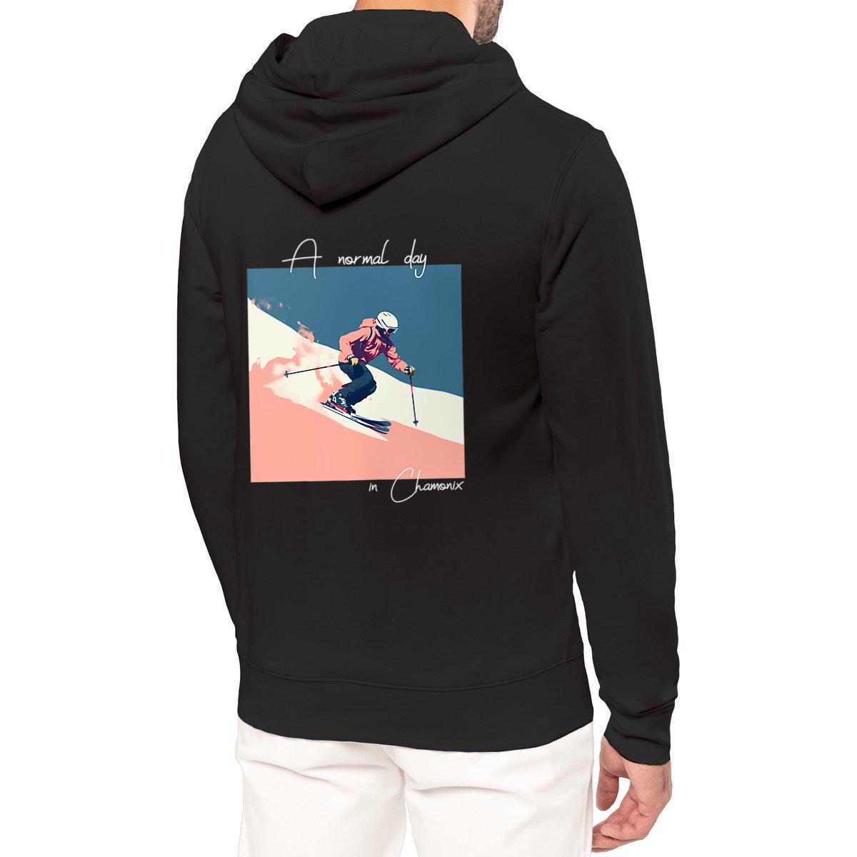 Image front AND Skieur 2 Capuche Léger 