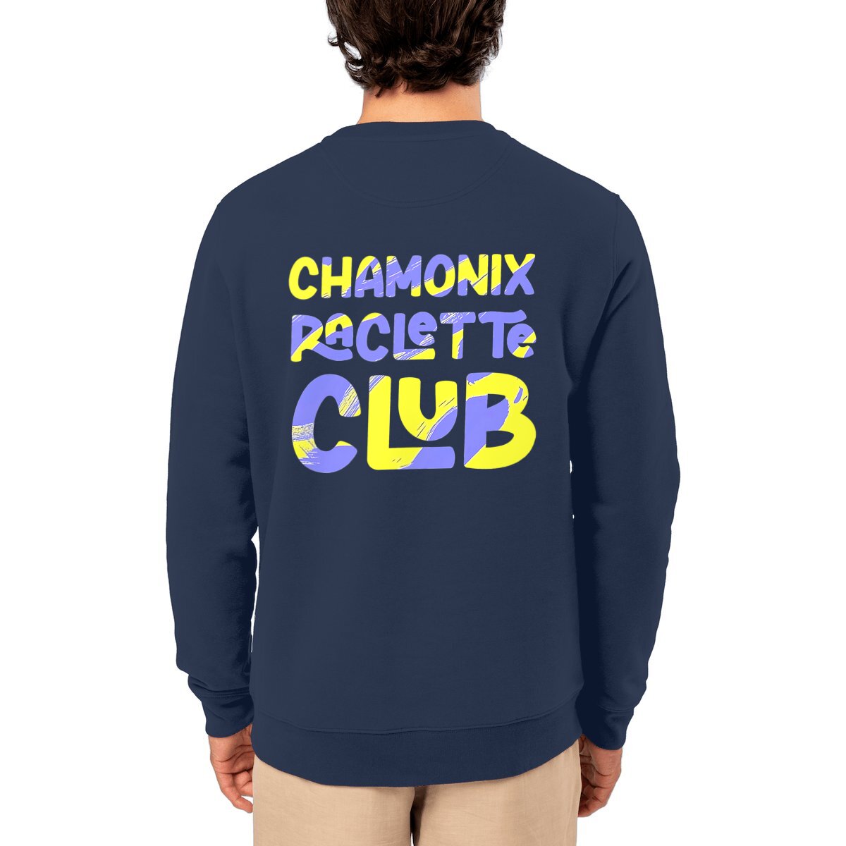 Image front Raclette Club Jaune / Violet Sweatshirt 
