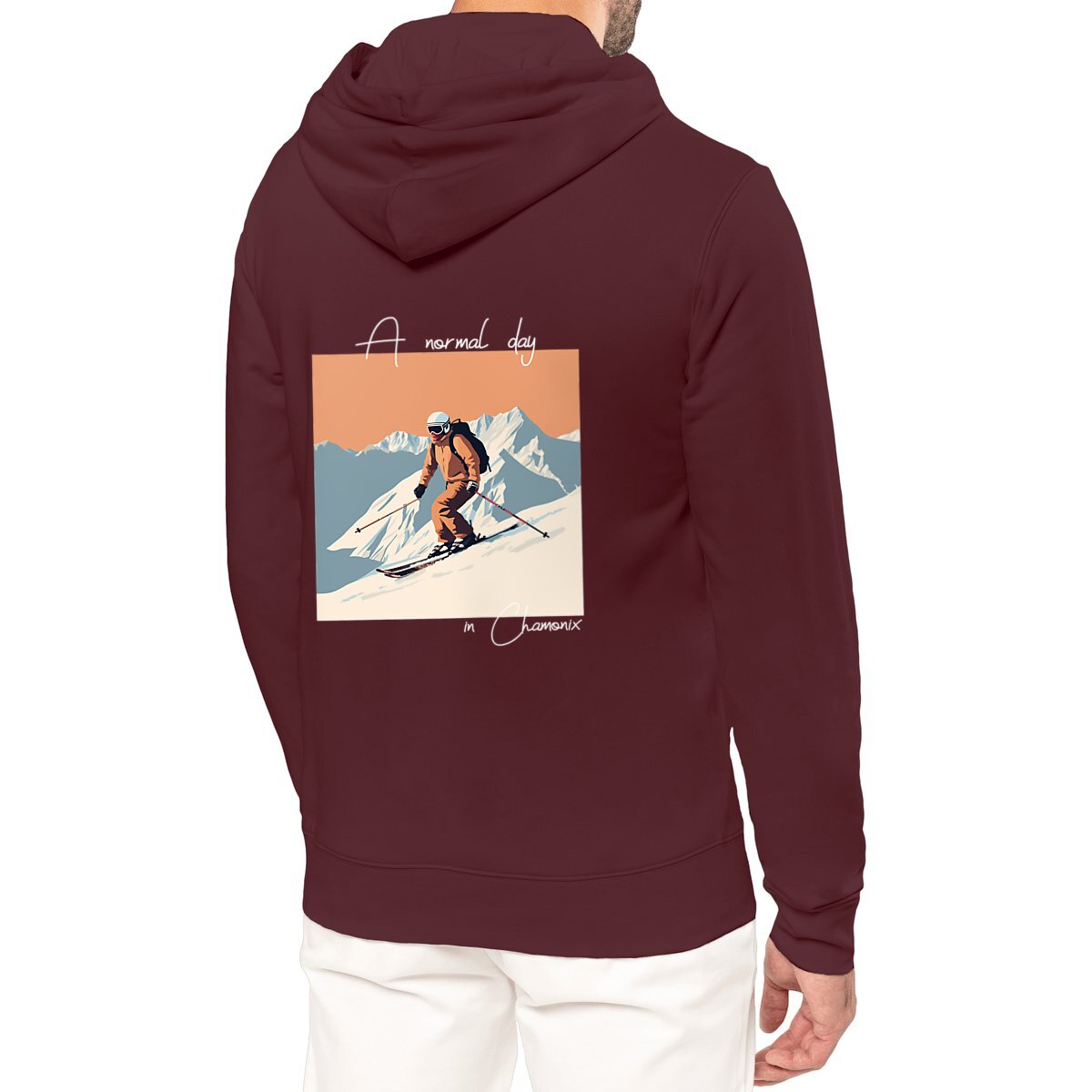 Image front AND Skieur 1 Capuche Léger 