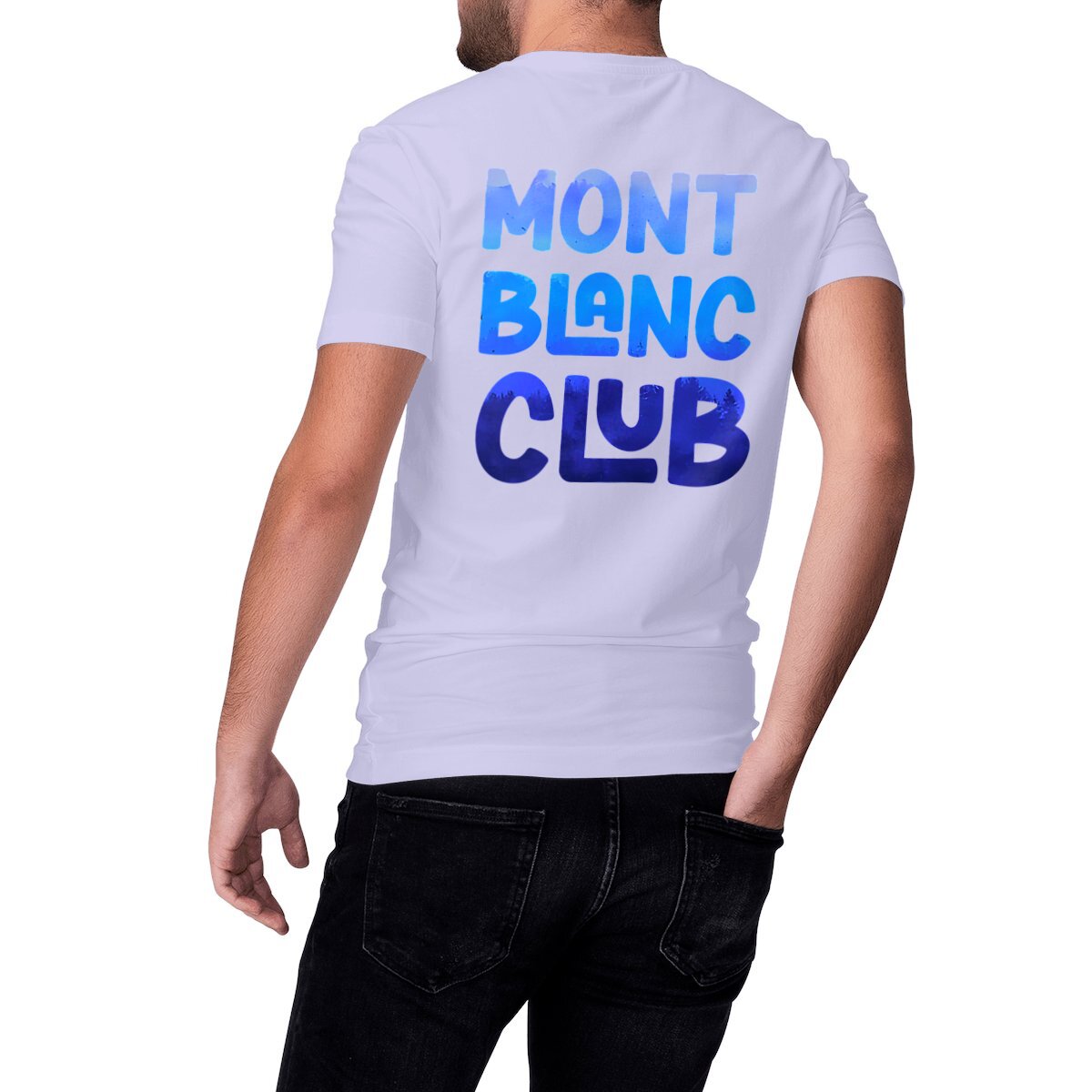 Image front Mont Blanc Club Bleu T-shirt  
