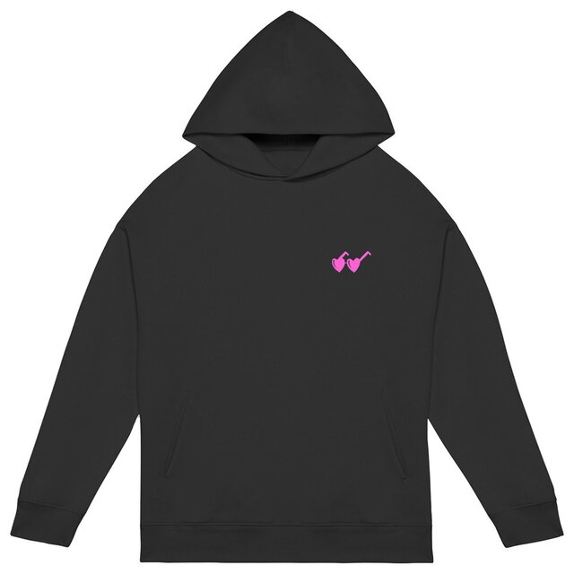 Image back Ski Club Rose / Bleu Capuche Ultra PREMIUM 