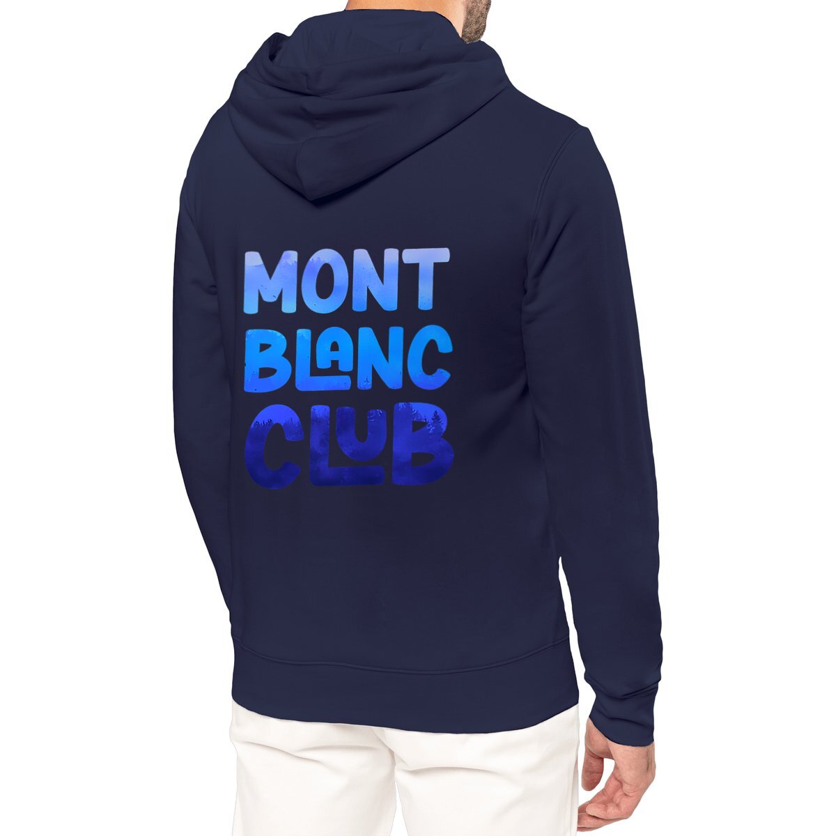 Image front Mont Blanc Club Bleu Capuche Léger 