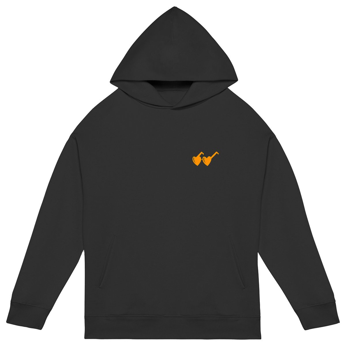 Image back Ski Club Bleu / Orange Capuche Ultra PREMIUM 