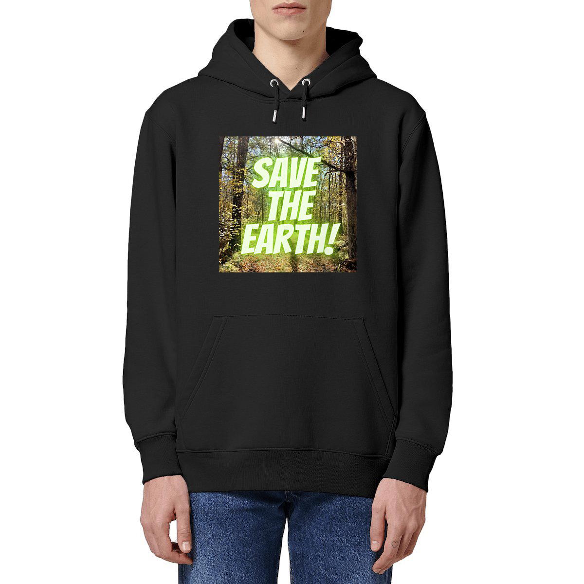Save The Earth Organic Hoodie - Unisex