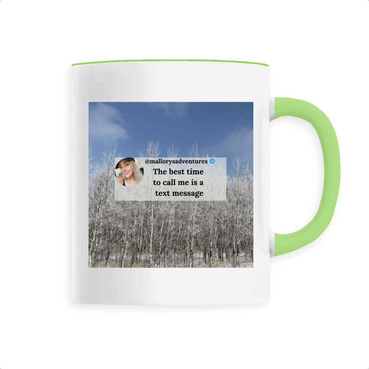 Best Time to Call Me Mug - Image