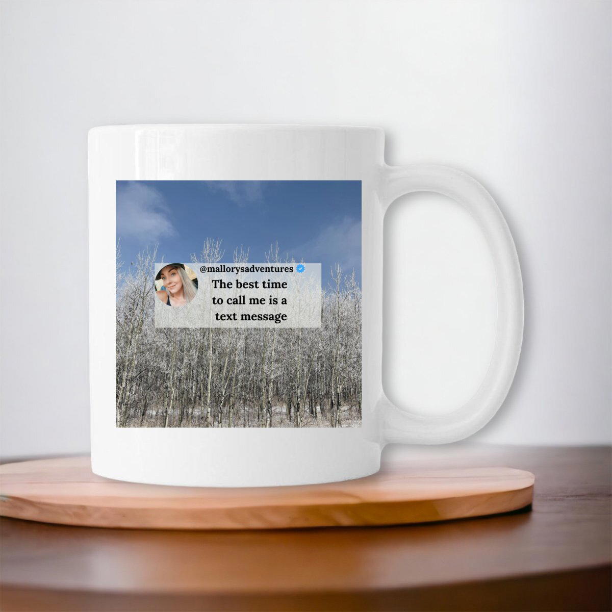 Best Time to Call Me Mug