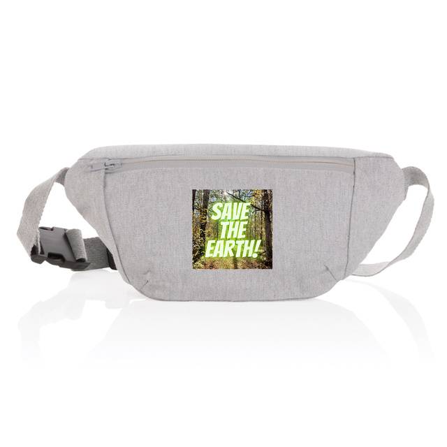 Save The Earth Recycled Canvas Hip Bag - Image