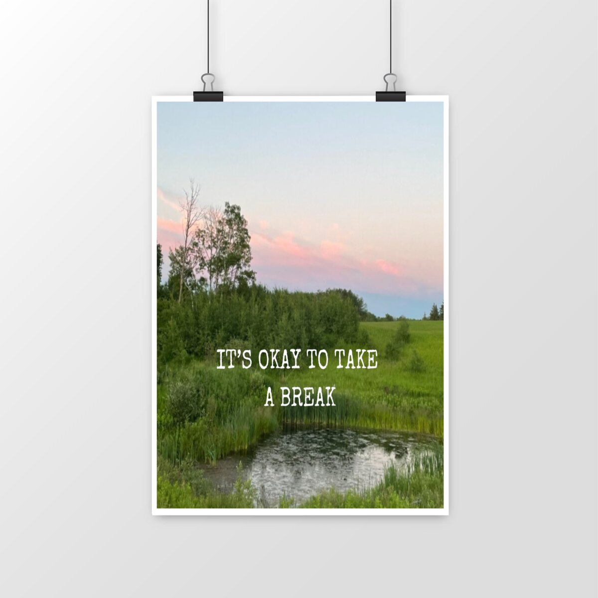 It's Okay To Take A Break Sunset Vibes