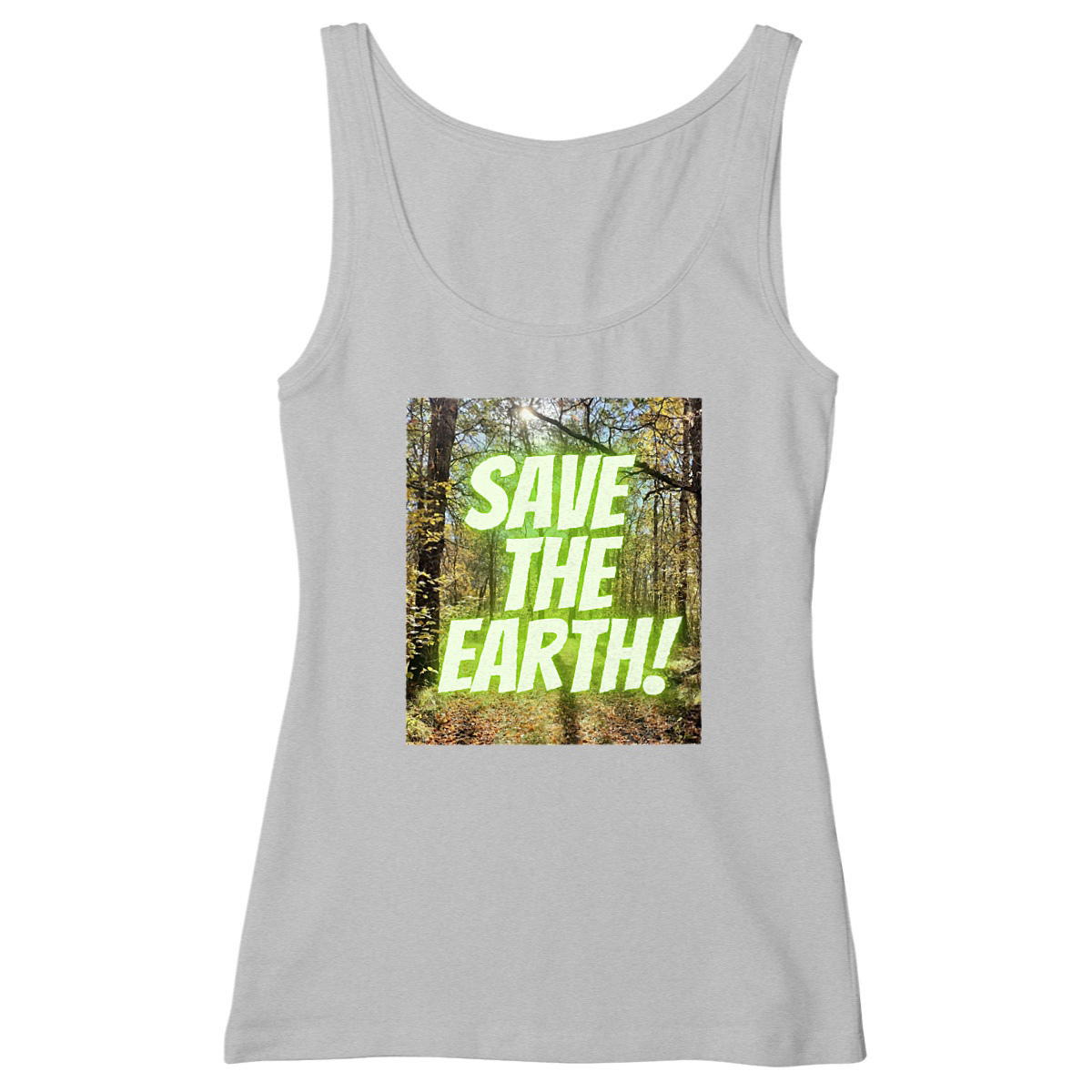 Save The Earth Tank Top - Image