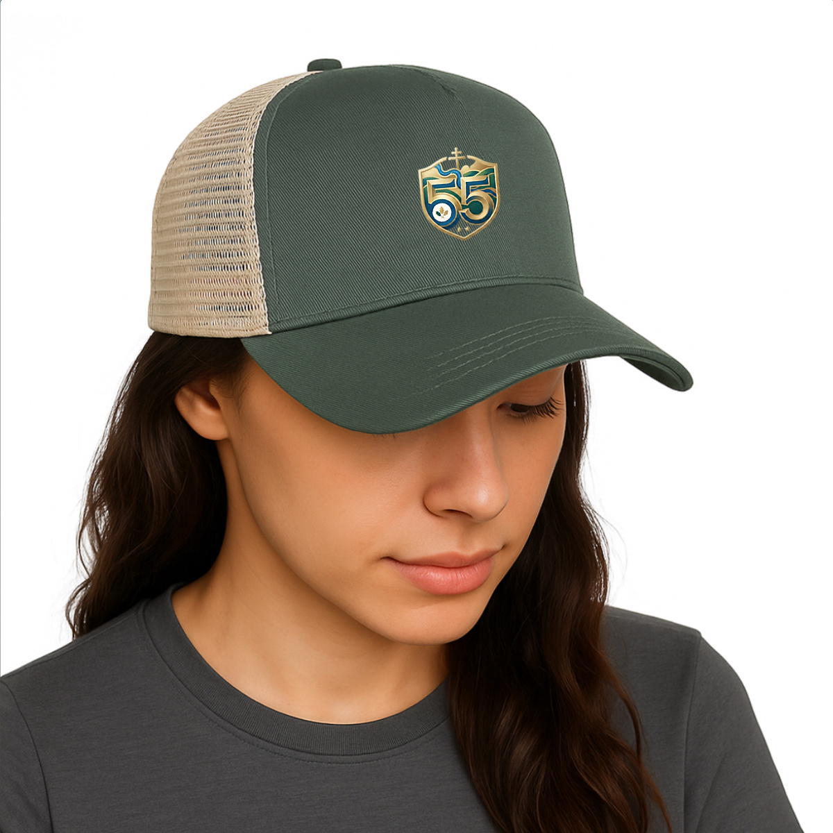 "55" : Casquette Trucker écoresponsable