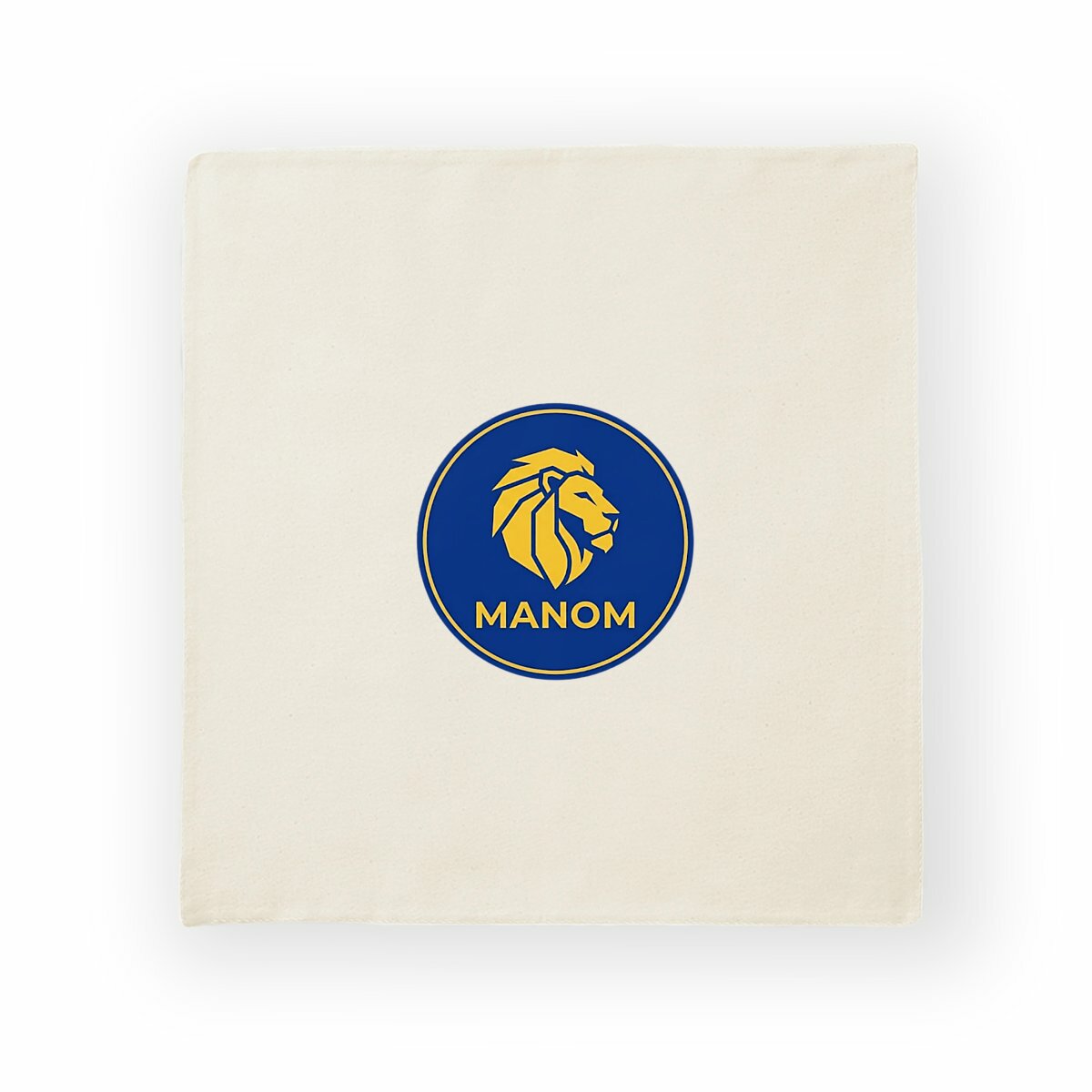 "Manom" : Housse de coussin en coton
