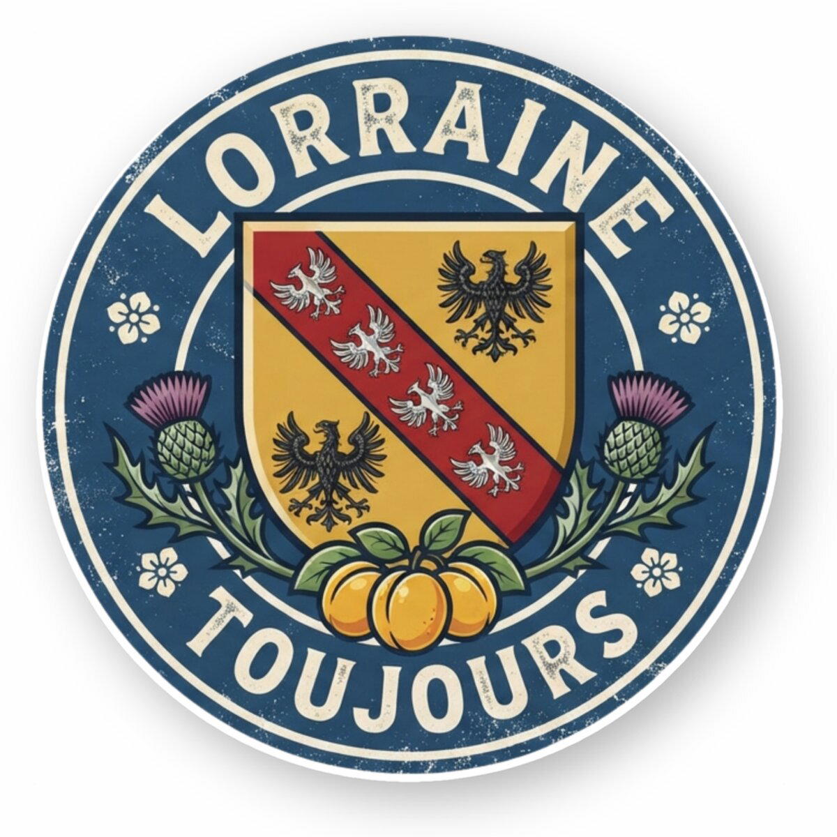 "Lorraine Toujours" : Sticker