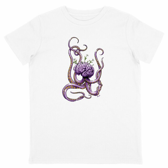Camiseta cerebrulpo lila de 2 a 14 a. - Image