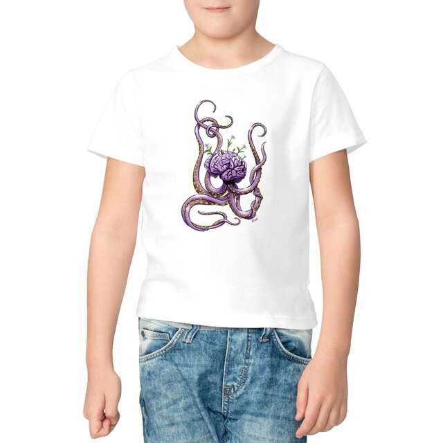 Camiseta cerebrulpo lila de 2 a 14 a.