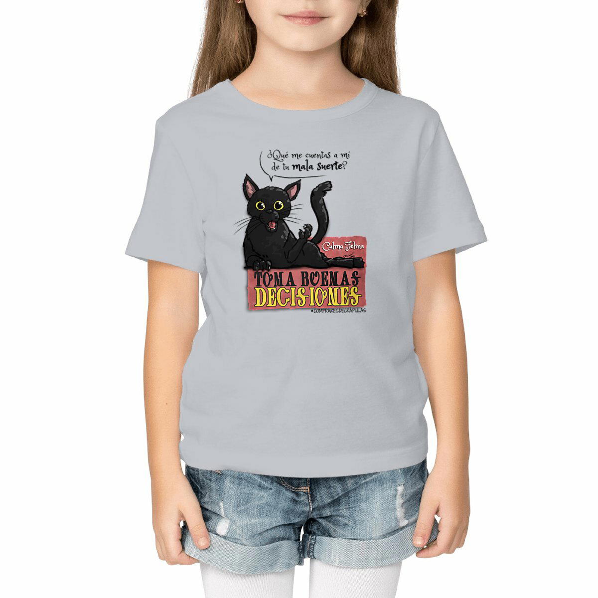 Camiseta Mala suerte #CEDC de 2 a 14 a.