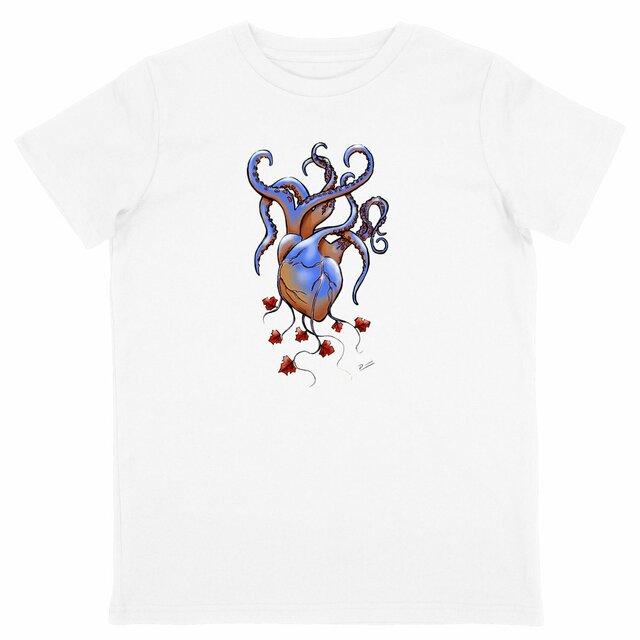 Camiseta pulporazón azul de 2 a 14 a. - Image