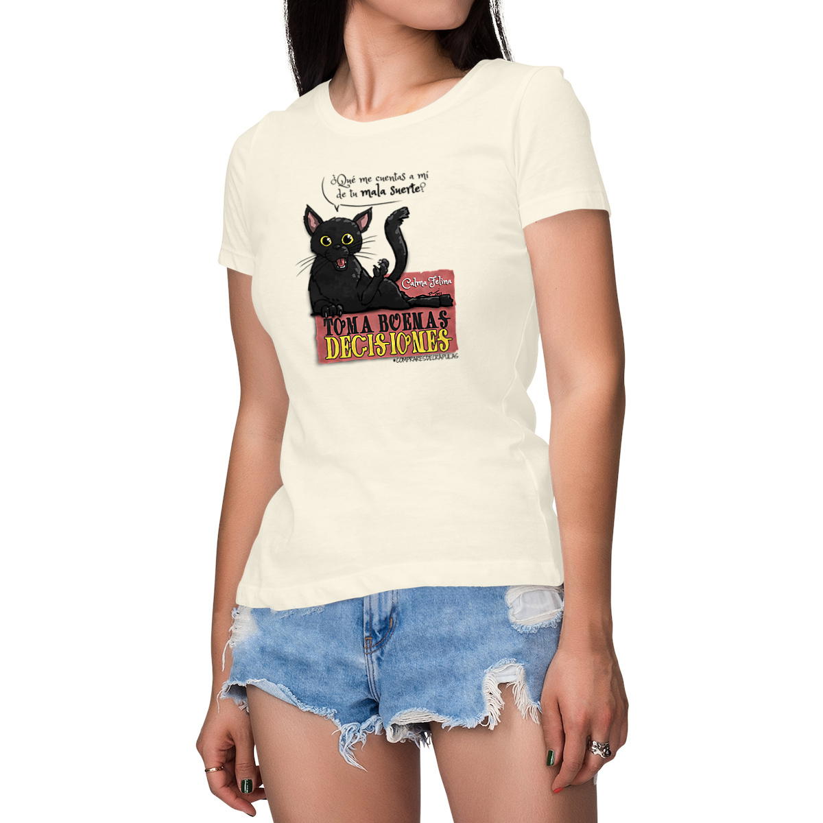 Camiseta Mala suerte #CEDC mujer