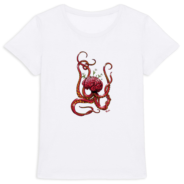 Camiseta cerebrulpo rojo mujer - Image