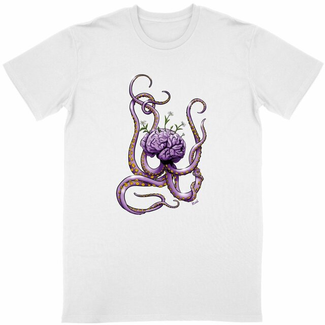 Camiseta cerebrulpo lila unisex - Image