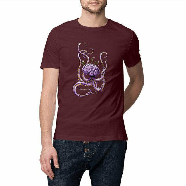 Camiseta cerebrulpo lila unisex