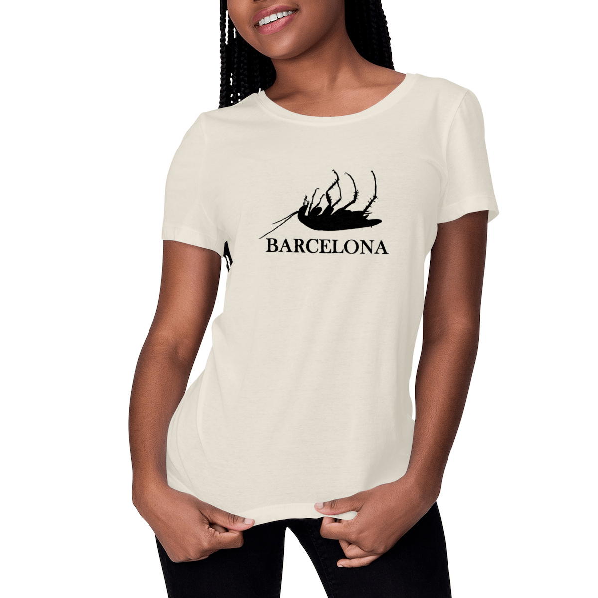 Camiseta Barcelona cucaracha mujer N