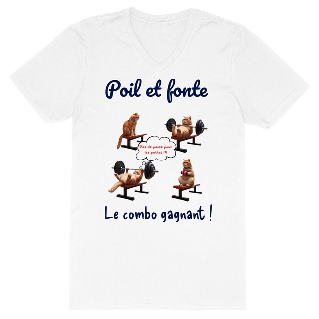T-shirt poil et fonte - Image