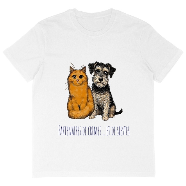 T-shirt épais Partenaires de crimes… et de siestes - Image