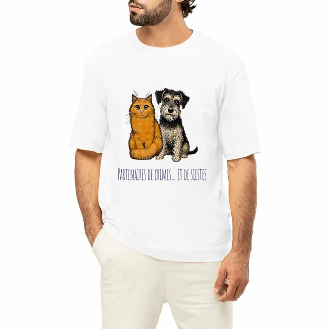 T-shirt épais Partenaires de crimes… et de siestes