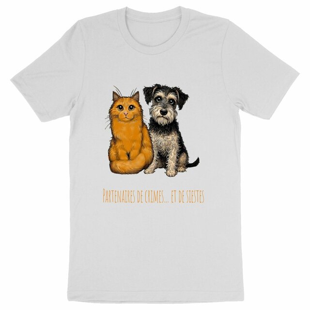 T-shirt Comme chien et chat - Image