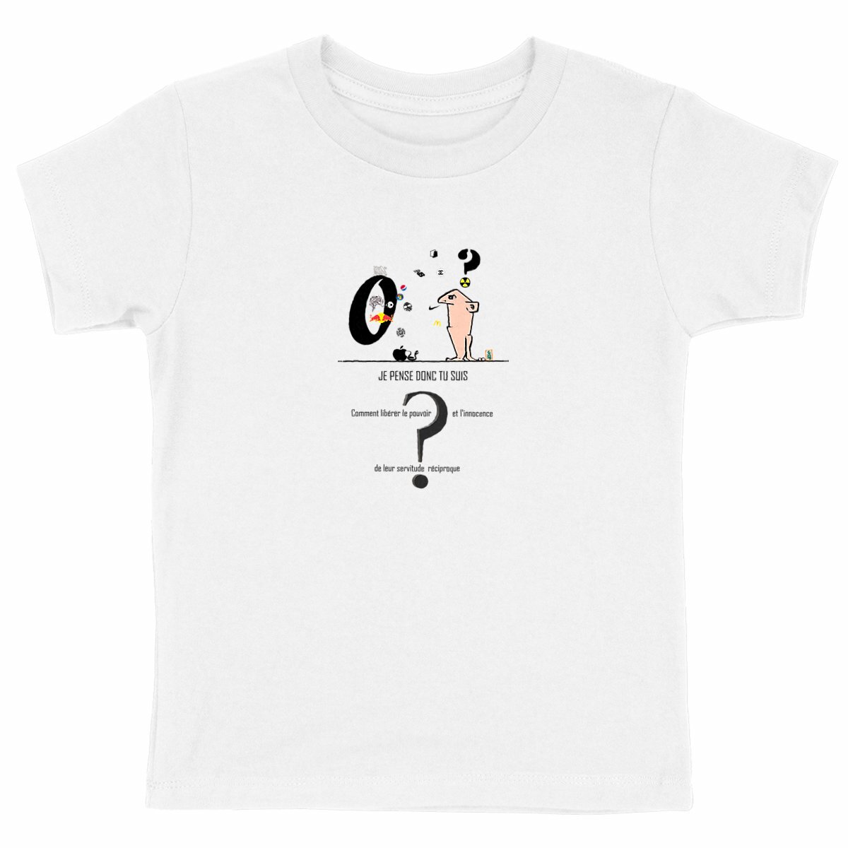 Image back Tshirt-graphique-enfant-Je-pense-donc-tu-suis-Humour-et-philosophie-Descartes-Re-né